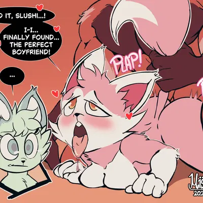 milkshek (chikn nuggit), slushi (chikn nuggit) (chikn nuggit) created by misterj