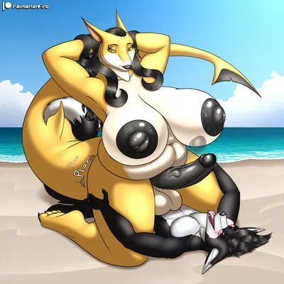 mommy palmarian (shark form), timblackfox (character) (discovery channel, shark week) created by palmarianfire