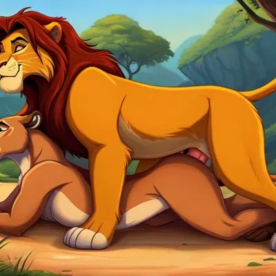 nala (the lion king), simba (the lion king) (the lion king)