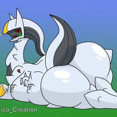nintendo, pokemon created by arceus tummy