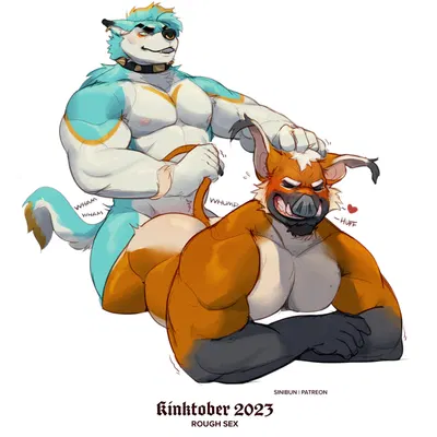 nonstoppup, pace (kazyote) (kinktober) created by sinibun 95