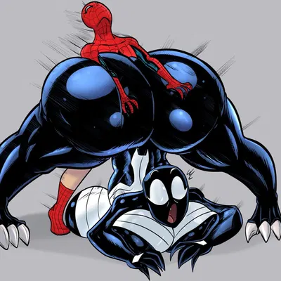 peter parker, she-venom, spider-man (character) (marvel, spider-man (series)) created by ameizinglewds