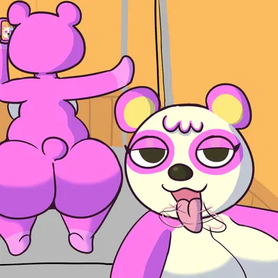 pinky (animal crossing) (animal crossing, nintendo) created by klutzatdusk