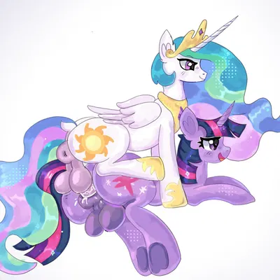 princess celestia (mlp), twilight sparkle (mlp) (friendship is magic, hasbro) created by percypawz