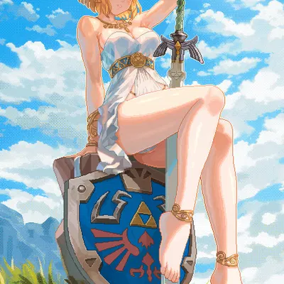 princess zelda (nintendo, the legend of zelda) created by itzah