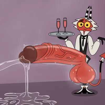 pringles (helluva boss) (hellaverse, helluva boss) created by r0b0t