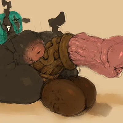 queen chrysalis (mlp) (friendship is magic, hasbro) created by breastwizard