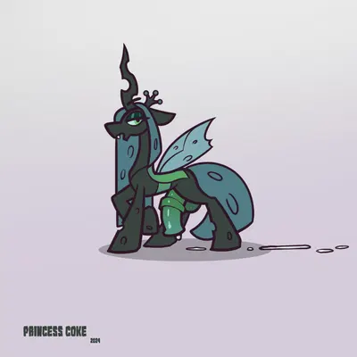 queen chrysalis (mlp) (friendship is magic, hasbro) created by cocaine (artist)