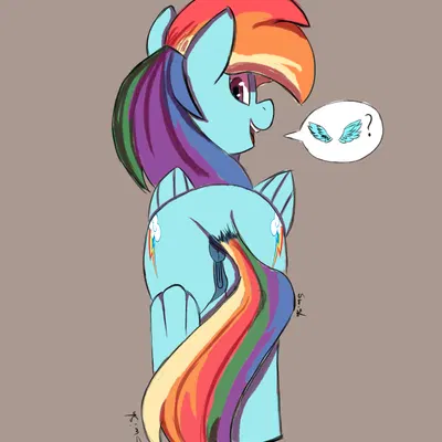 rainbow dash (mlp) (friendship is magic, hasbro) created by psychotix