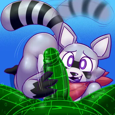 rambley raccoon (indigo park) created by felino