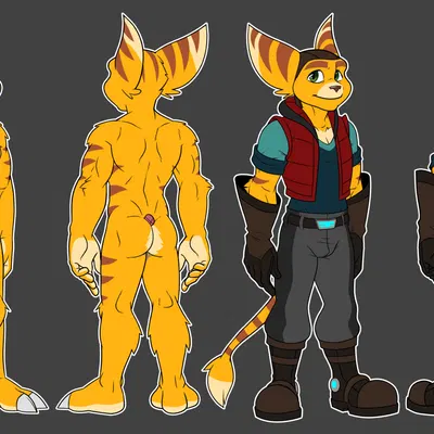 ratchet (ratchet and clank) (ratchet and clank, sony corporation) created by randoramble