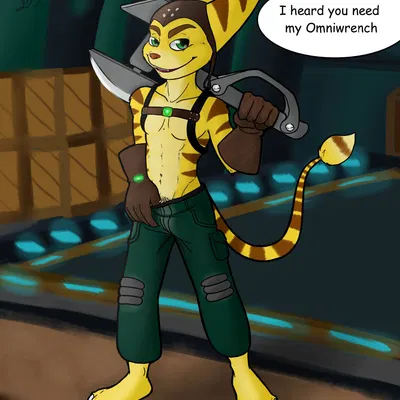ratchet (ratchet and clank) (ratchet and clank, sony corporation) created by siniestasma4