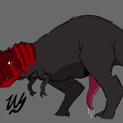 red (primal) (adult swim, cartoon network) created by wyrmling (artist)