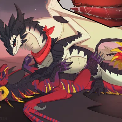 redshift (dinkysaurus), ruby (orkekum) (european mythology, mythology) created by dinkysaurus