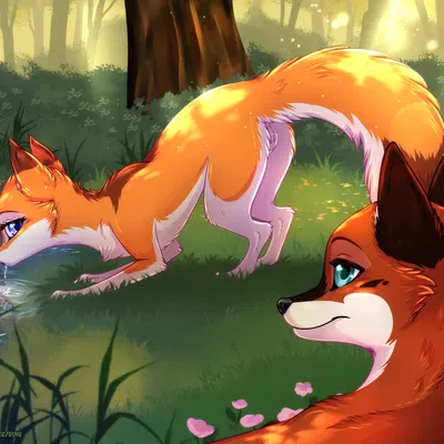 riki (rukifox), tibo (rukifox) created by rukifox