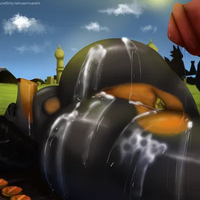 rubah, veronica (chrono the griffon) created by ruanshi