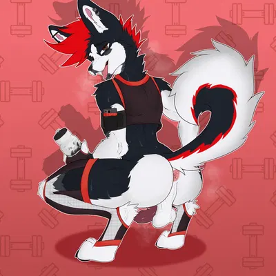 sebastian the husky created by cutefckngbunny