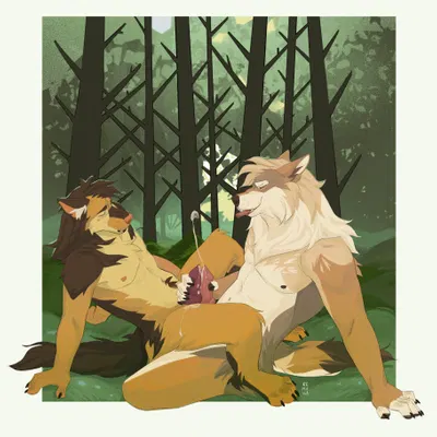 sen (tailsinge), tiko (tikodoodles) created by remulle (artist)