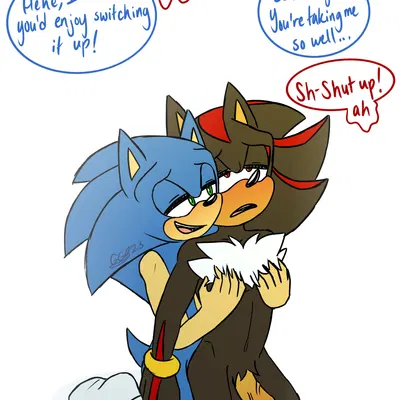 shadow the hedgehog, sonic the hedgehog (sega, sonic the hedgehog (series)) created by gottagoblast
