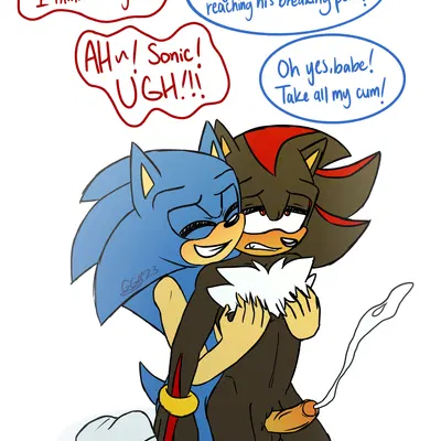 shadow the hedgehog, sonic the hedgehog (sega, sonic the hedgehog (series)) created by gottagoblast