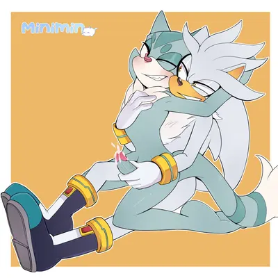 silver the hedgehog, slinger the ocelot (idw publishing, sega) created by minimin 093