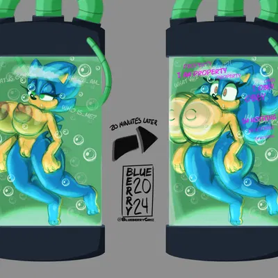 sonic the hedgehog (sega, sonic the hedgehog (series)) created by blueberrygrizzly