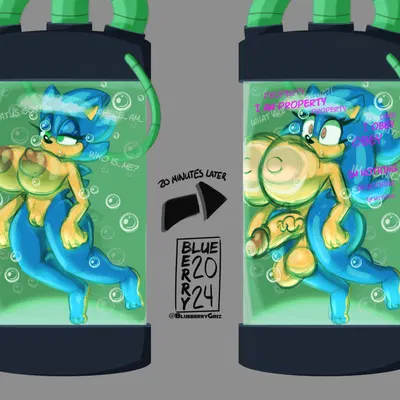 sonic the hedgehog (sega, sonic the hedgehog (series)) created by blueberrygrizzly