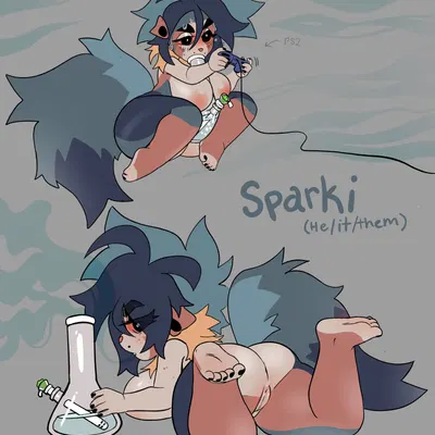 sparki created by sparkibarki