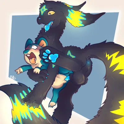 spike lightning (nintendo, pokemon) created by cactie