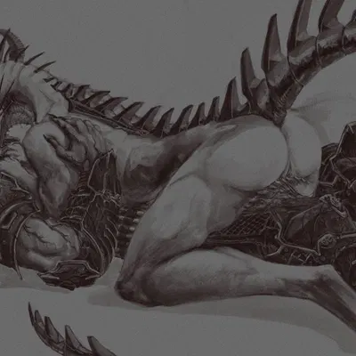 sulfur (hilloty) (doom (series), doom eternal) created by hilloty