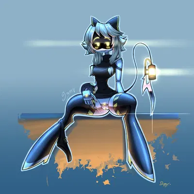 sussy (cyni queen) (glitch productions, murder drones) created by bluedron