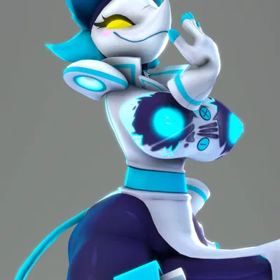 tasque manager (deltarune, undertale (series)) created by furry ghosty