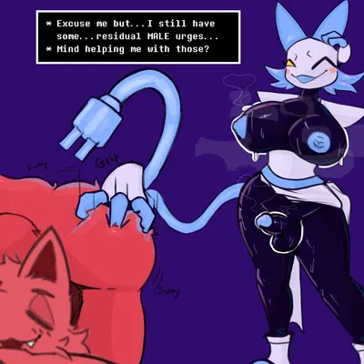 tasque manager (deltarune, undertale (series)) created by vroorv