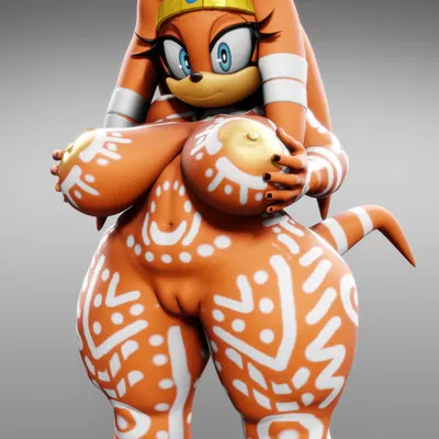 tikal the echidna (sega, sonic adventure) created by vulkyasha