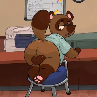 tom nook (animal crossing) (animal crossing, nintendo) created by uglyoni