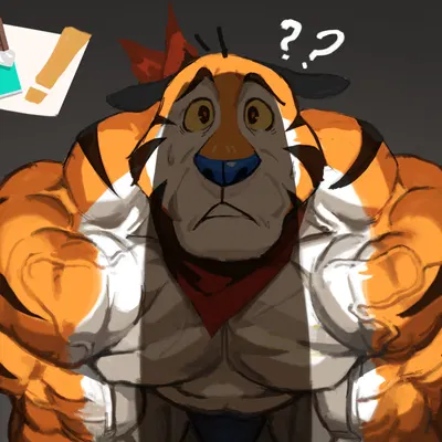 tony the tiger (frosted flakes, kellogg's) created by traver009