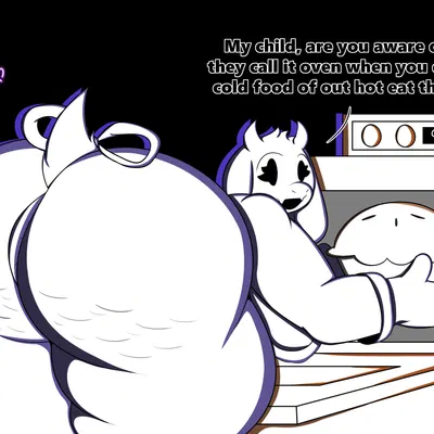 toriel (undertale (series), why do they call it oven?) created by it me robin