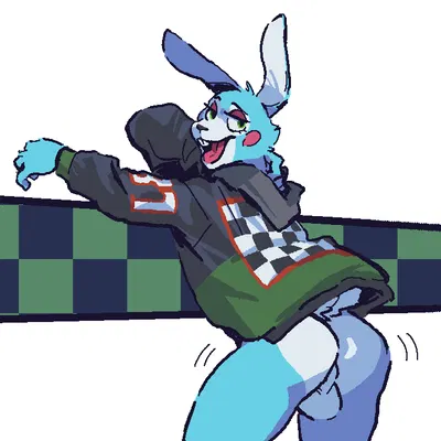 toy bonnie (fnaf) (five nights at freddy's, five nights at freddy's 2) created by furvidd