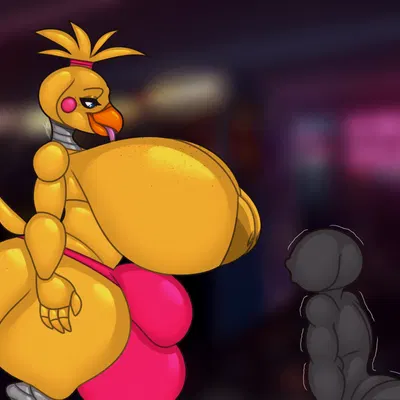 toy chica (fnaf) (five nights at freddy's, five nights at freddy's 2) created by daeriusus