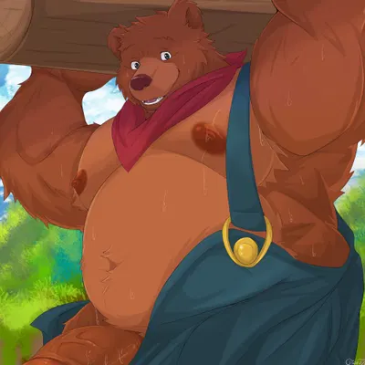 uncle rusty (little bear) (little bear, nelvana) created by bon donuts