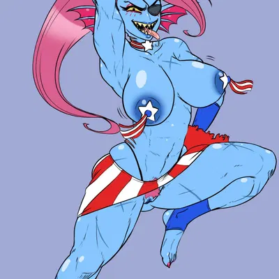 undyne (4th of july, undertale (series)) created by fakeryway
