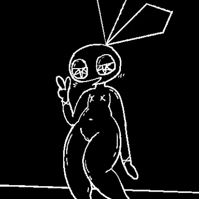 vibri (vib-ribbon) created by fresh knight