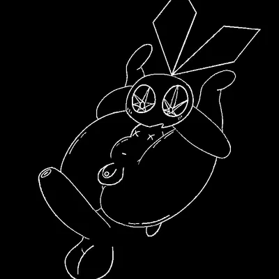 vibri (vib-ribbon) created by fresh knight