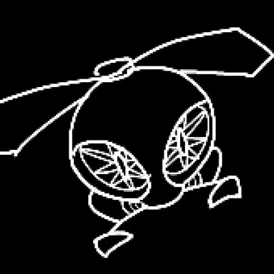 vibri (vib-ribbon) created by vussybussy