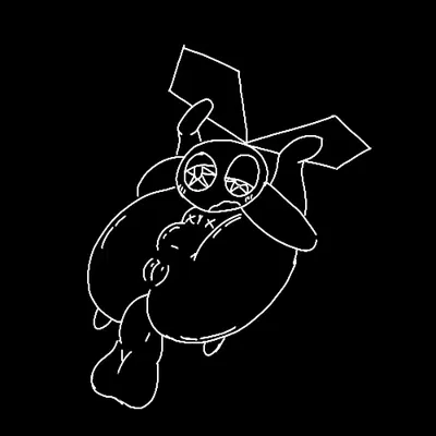 vibri (vib-ribbon) created by vussybussy