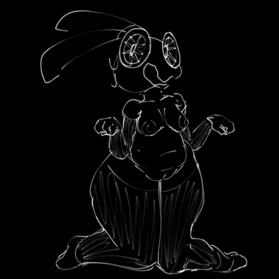 vibri (vib-ribbon) created by vussybussy