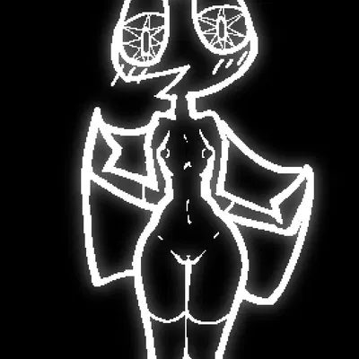 vibri (vib-ribbon) created by vussybussy