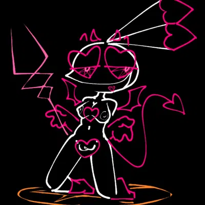 vibri (vib-ribbon) created by vussybussy