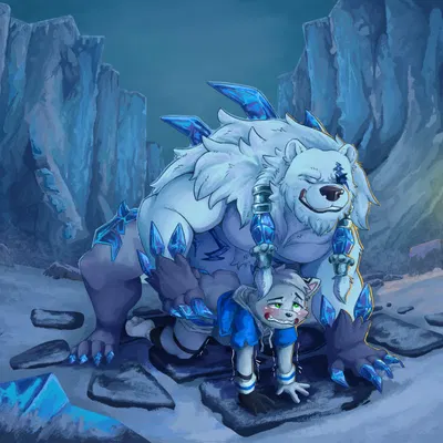 volibear (league of legends, riot games) created by katxfish