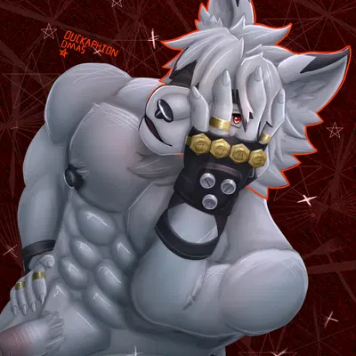 von lycaon (mihoyo, zenless zone zero) created by duckaphion